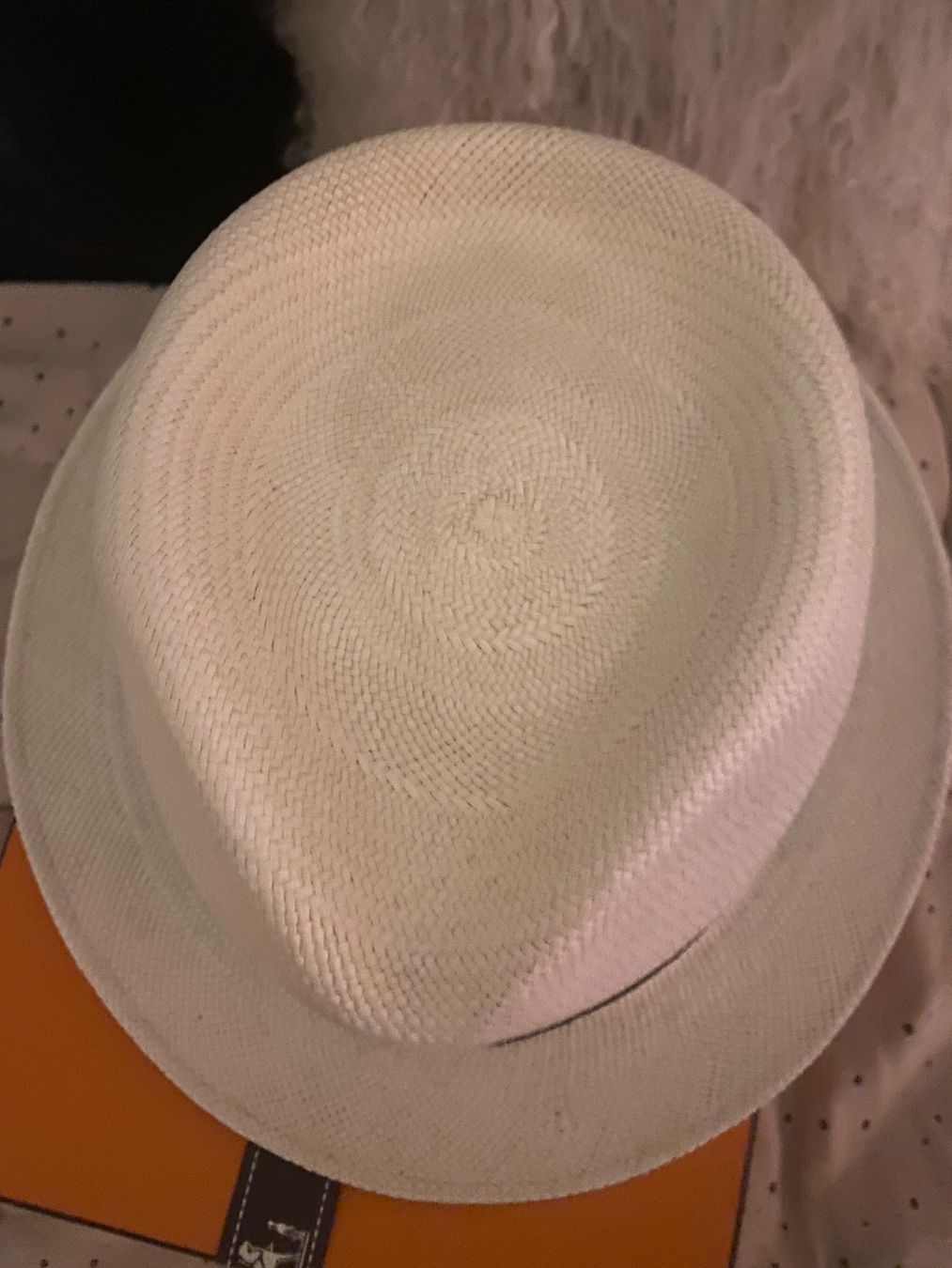 Hermès Copricapi, berretti & cappellini: Hermes Panamahut Original Gr.59 – Nuovo e nell'imballaggio originale da Zürich venduto da NNK28 5