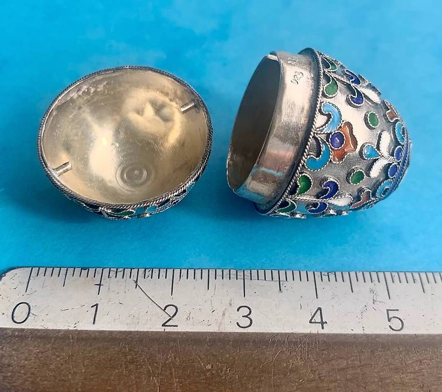 Geschirrsets: Salière russe en émail cloisonné – Gebraucht aus Bourg-St-Pierre von GdCombin 2