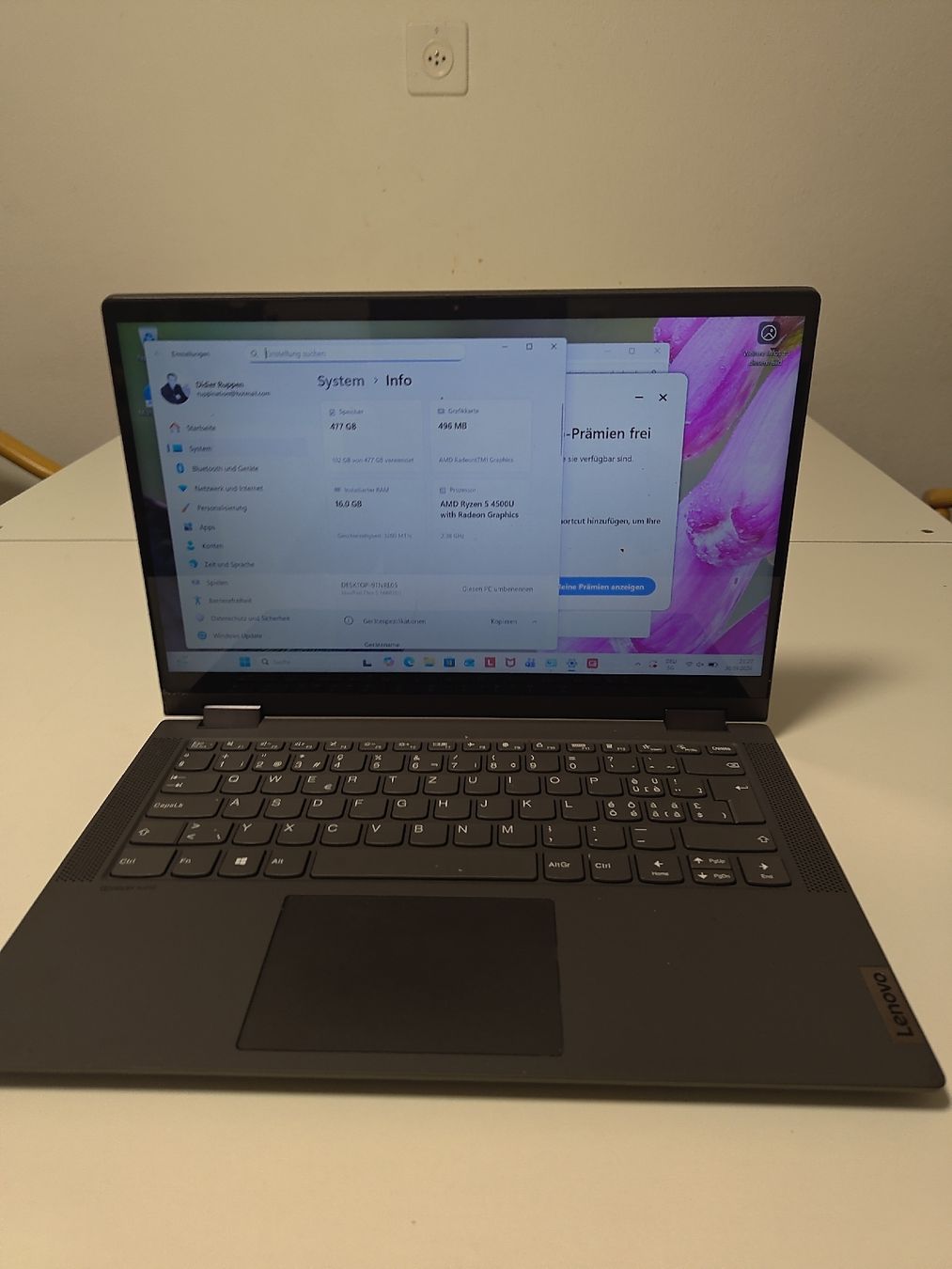 Lenovo Notebooks: IdeaPad Flex 5 14ALC05 – Gebraucht aus Raron von hochheiliger