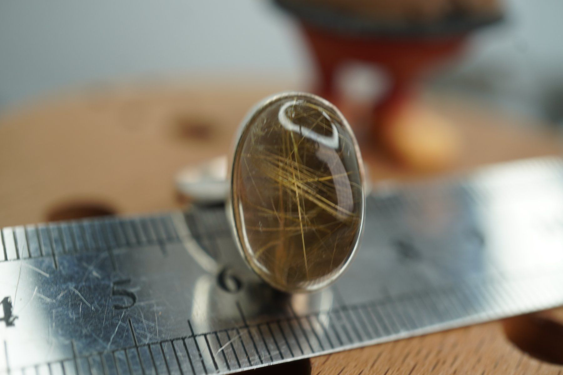 Minerali & Pietre curative: Gold Rutil      ring Grösse  Variabel     (Räumung!) – Nuovo e nell'imballaggio originale da Eschenbach SG venduto da topstone 1
