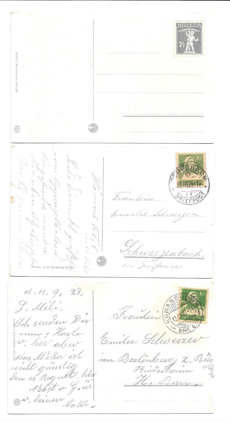 Cartoline postali: 3 Ansichtskarten  Bahnhof St. Gallen Rorschach Romanshorn – Usato da Winterthur venduto da Wolfensberg 1