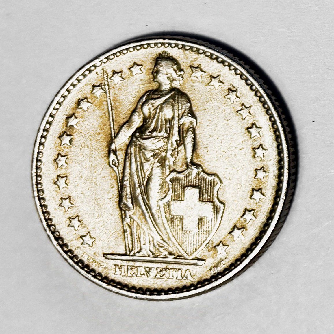 Toutes les monnaies: 2 Fr. Silber Schweiz 1968 – D'occasion à Martisberg par tigger74ch 1