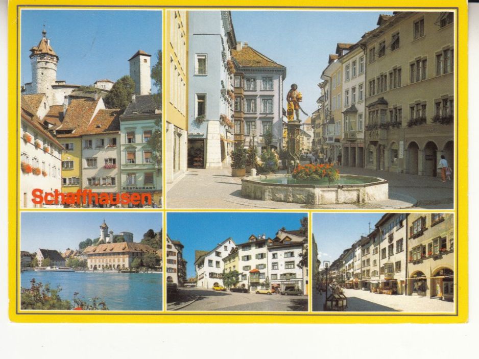 Ansichtskarten: Schaffhausen 2002 – Gebraucht aus Bürglen TG von StampGraf