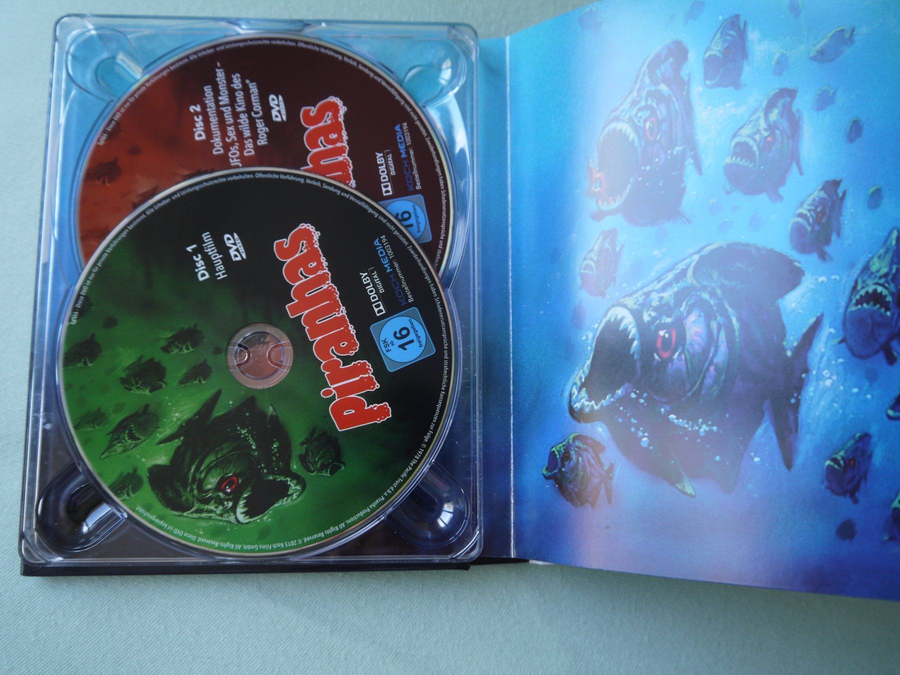 Tous les DVDs: PIRANHAS - Joe Dante - Mediabook – D'occasion à Hagendorn par Blaf 1