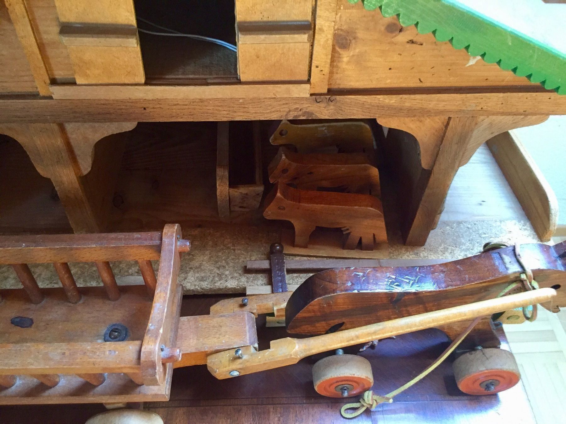 Giocattoli: Stall Bauernhof semiantik Pferd Wagen – Usato da Gerlikon venduto da jabadabadu 7