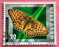 Nr.1062 Grosser Permutterfalter Schmetterlinge GESTEMPELT 