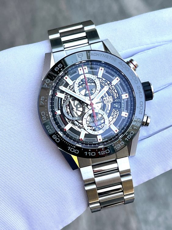 Tag Heuer Carrera 43mm CAR2A1W.BA0703 Full set Comprare su Ricardo