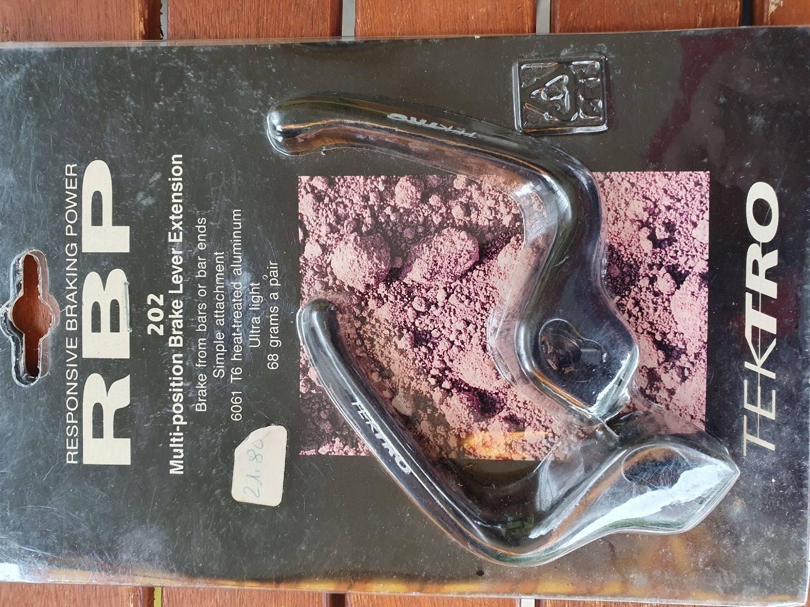Pezzi di ricambio: Bremshebelverlängerung MTB/ATB TEKTRO 202. – Nuovo e nell'imballaggio originale da Niedergösgen venduto da joh_6txt