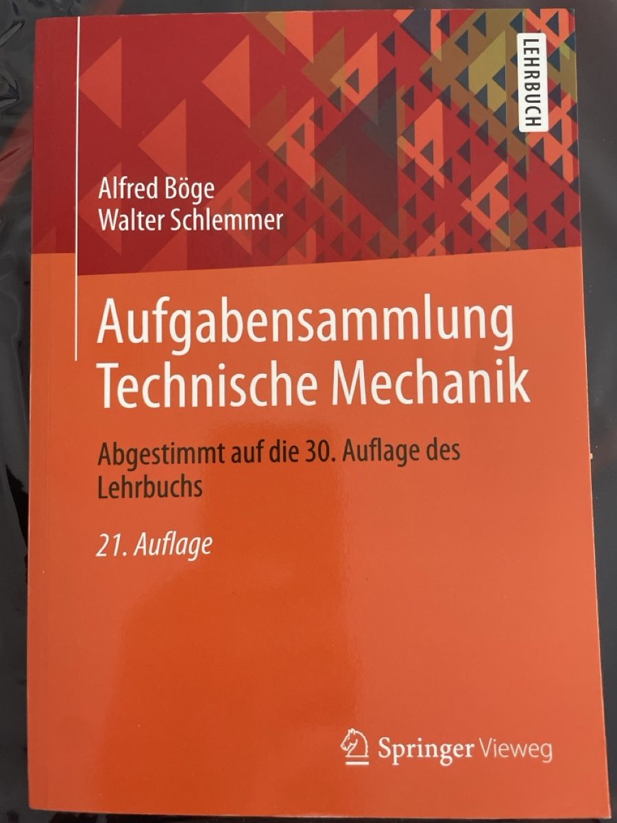 Bücher: Aufgabensammlung Technische Mechanik 21. Aufl – Gebraucht aus Jonen von nicklukas 2