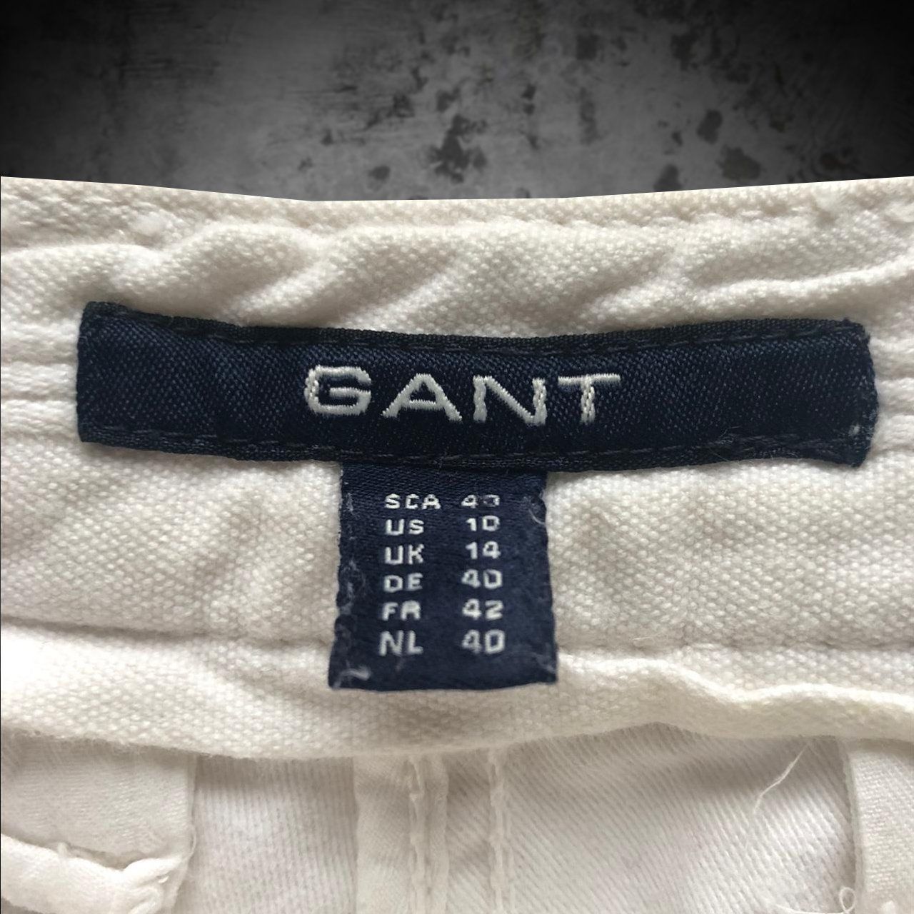Gant Pantaloni: Chino Gant White Men 42 – Usato da Genève venduto da ang_7j7j 2