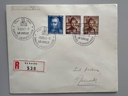 1941 Pro Juventute 2 Briefe mit Blockausschnitte