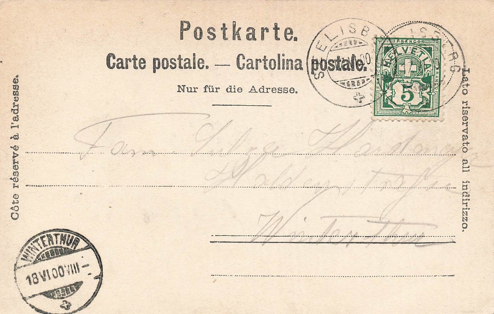 Cartoline postali: Fluelen – Usato da Biasca venduto da Blenio71 1