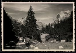 AK Unterwasser, Lauenalp mit Säntis und Stauberg