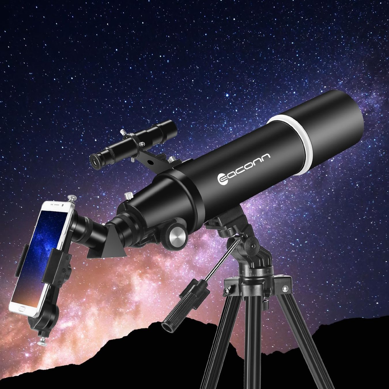 Telescopi: Teleskop Astronomie 80mm 600mm Refraktor mit Rucksack – Nuovo e nell'imballaggio originale da Schaffhausen venduto da AllesMussRaus90 7