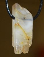 Halskette 43G – Botswana Achat