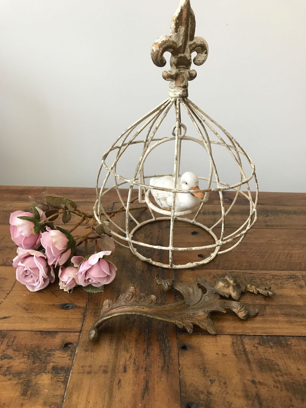 Tutte le decorazioni: Deko Metallkäfig mit Fleur de Lys – Usato da Rapperswil SG venduto da cosiba01 5