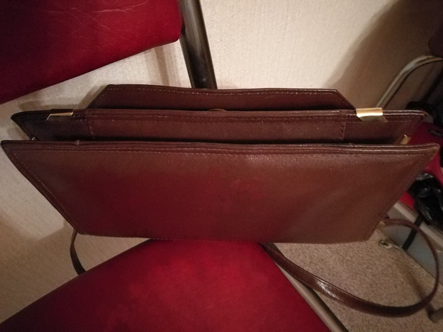 Borse da donna: Handtasche oder Clutch Leder braun – Usato da Horn venduto da sonjamenzi 2