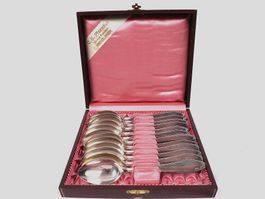 SILBERLÖFFEL Set 12 Stück B 90