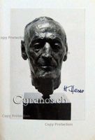 Hermann Hesse (1877-1962) Schriftsteller - Autogramm