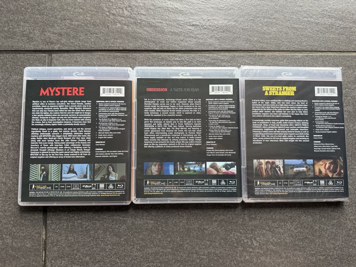 Tutti i DVDs: Forgotten Gialli Vol. 7 Blu-ray Vinegar Syndrome – Usato da Zürich venduto da cENS0R 5