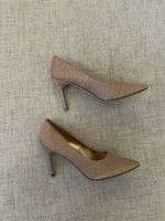 Elegante Glitzer Pumps, Gold, Grösse 36 für den Ausgang!
