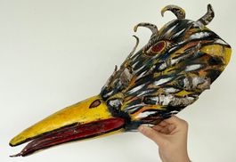 Rarität seltene alte Guro Maske Elfenbeinküste Höhe 46cm Top