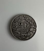 2 Franken 1945 Silber 