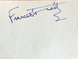 Frances Tomelty Autogramm signiert Karte 10x15cm