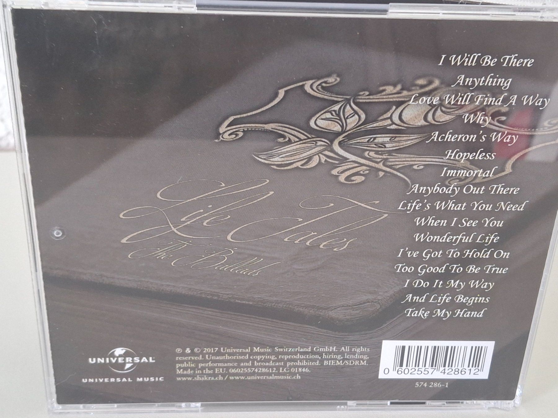 CDs: CD  SHAKRA - Life Tales - The Ballads – D'occasion à Aarberg par Jackup1 1