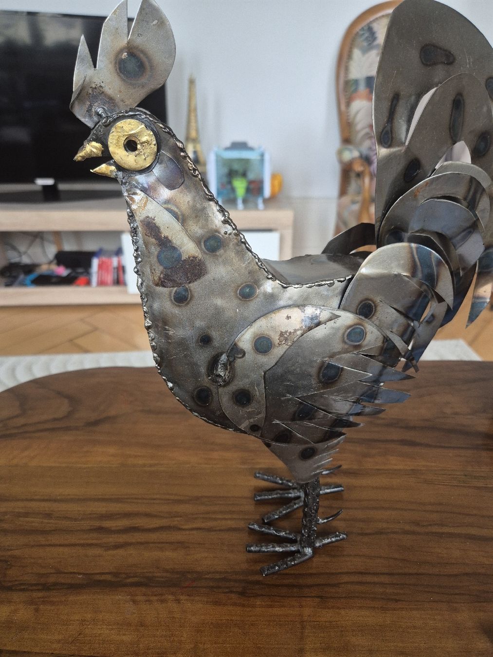 Tutte le decorazioni: Coq en métal unique, décoration intérieure – Usato da La Chaux-de-Fonds venduto da Airnessman
