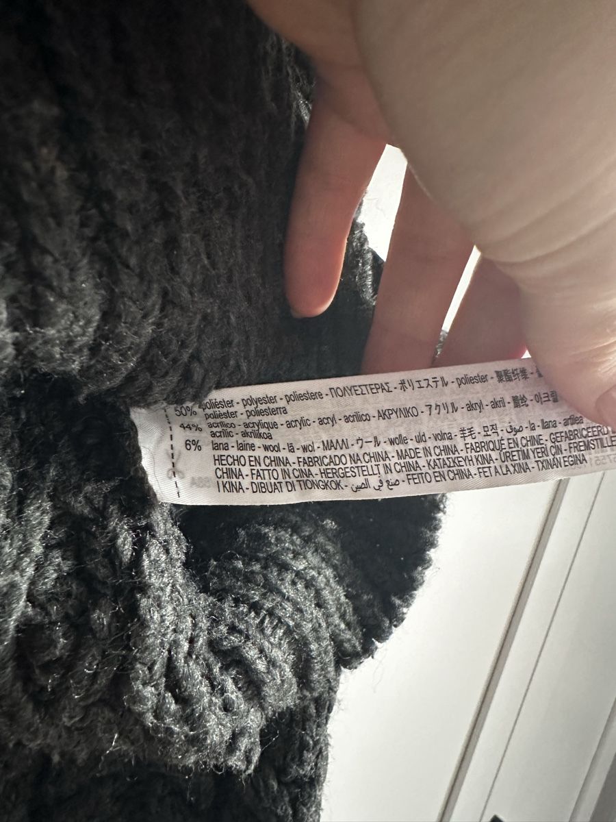 Zara Maglioni & Felpe: Zara strick Zopfmuster Pullover oversized Rollkragen Massimo – Usato da Zürich venduto da Lotta1509 4