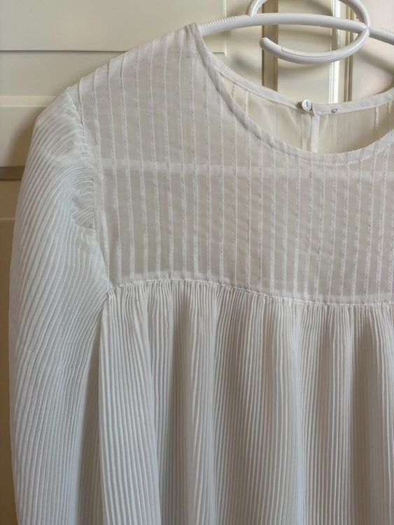 Zara Camicette: Weisse Bluse mit Puffärmel, Zara, M – Usato da Zürich venduto da Sera.13 1