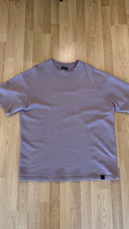 Pull&Bear oversized T-Shirt lila 