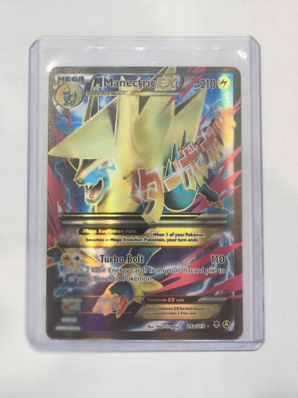 Pokémon Carte collezionabili: M Manectric EX 24a/119 Holo – Usato da Therwil venduto da Cordachu_Trade