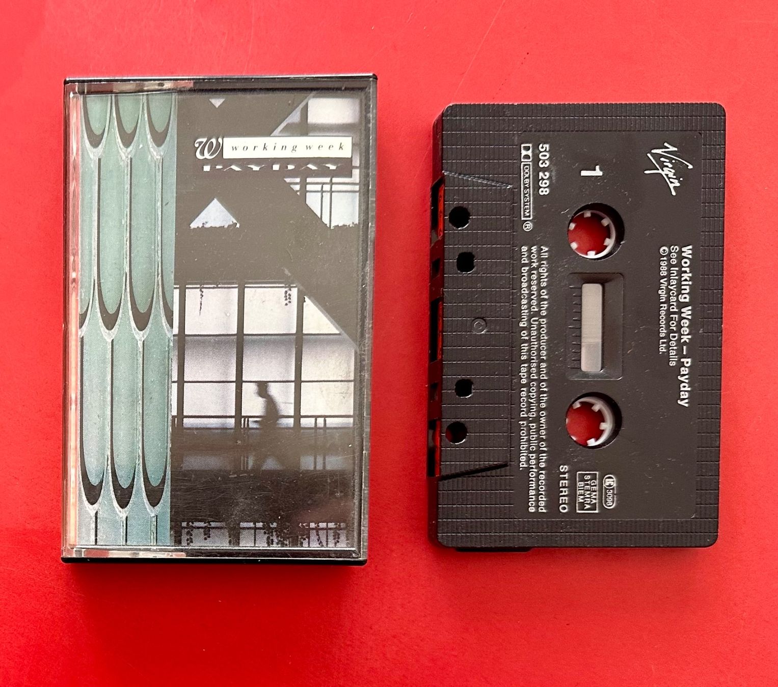 Musicassette: K7 Tape WORKING WEEK "Pay Day" / Virgin 1988 / RAR – Usato da Zürich venduto da EYEBOOKS