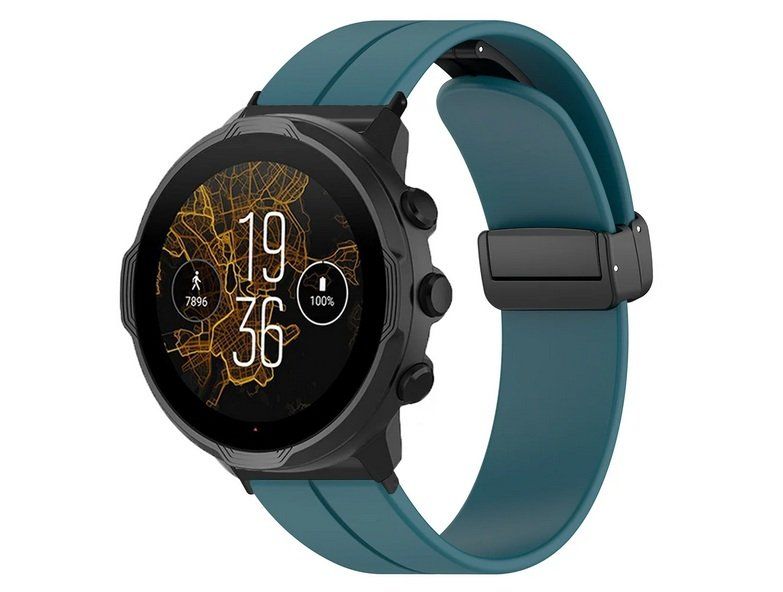 Armbänder & -reifen: Armband Bracelet Silikon Magnet für Suunto 9/7/D5/Spartan – Neu und originalverpackt aus Lausanne von WATCH-WORLD 1
