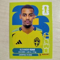 Alexander ISAK, SWE 19, Panini WM 2026