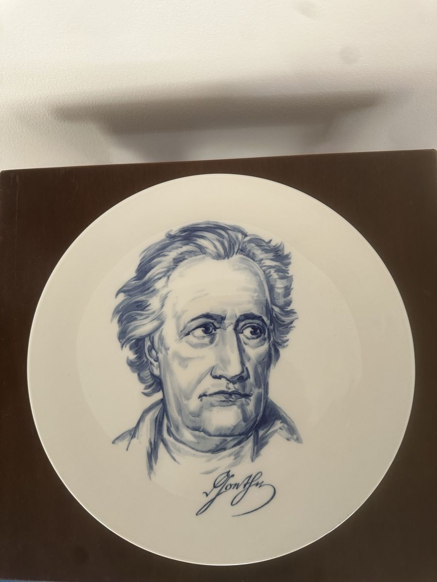 Piatti: Meissen Wandteller, Goethe – Usato da Herbriggen venduto da Sehrazade