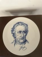 Meissen Wandteller, Goethe