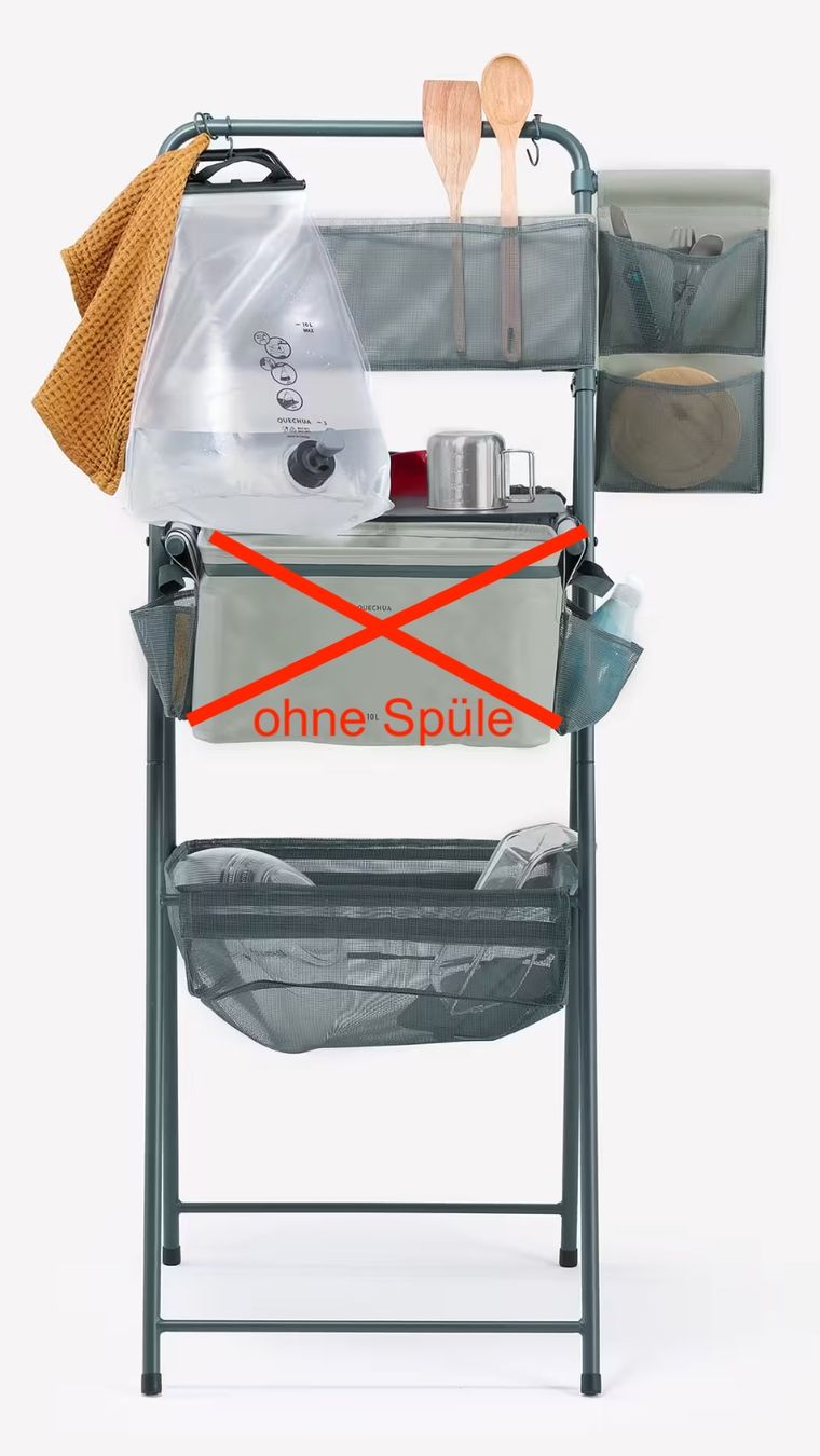 Decathlon Armadi: QUECHUA Camping-Möbel ohne Spüle/Grauwassertank – Nuovo (secondo la descrizione) da Chur venduto da smart.shopper 5