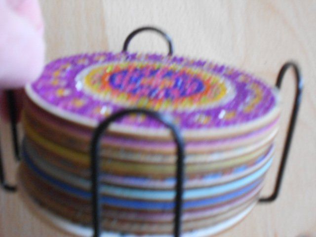 Sottobicchieri: 10 Glasuntersetzer mit Diamantp.-Steinchen – Nuovo (secondo la descrizione) da Flühli LU venduto da primula-47 2