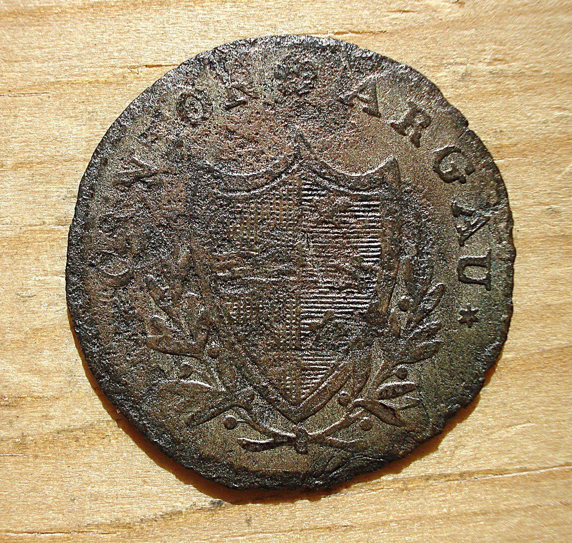 Alle Münzen: (D3) Aargau Halbbatzen 1815 – Gebraucht aus Erlach von Net-Coins 1