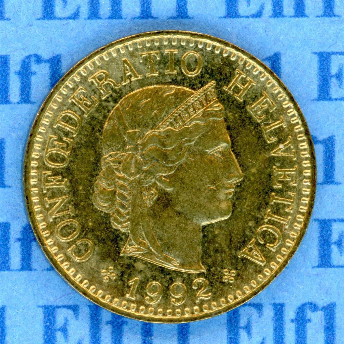 Tutti le monete: CHF___0.05 1992 -vz 5 Rappen – Usato da Widnau venduto da Elf11