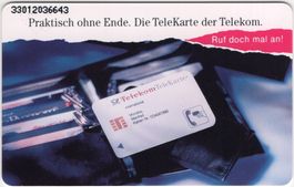 50 DM TeleKarte - seltene Variante der 1. PD Telefonkarte