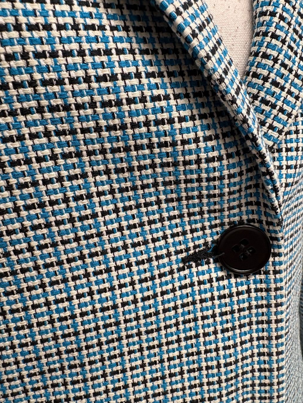 Maje Giacche: Maje Vikar Blazer Gr. 36 kariert hellblau schwarz – Nuovo (secondo la descrizione) da Regensdorf venduto da secondchancefashion 5