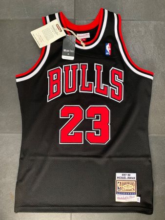 MICHAEL JORDAN CHICAGO BULLS MATCH MITCHELL NESS TRIKOT