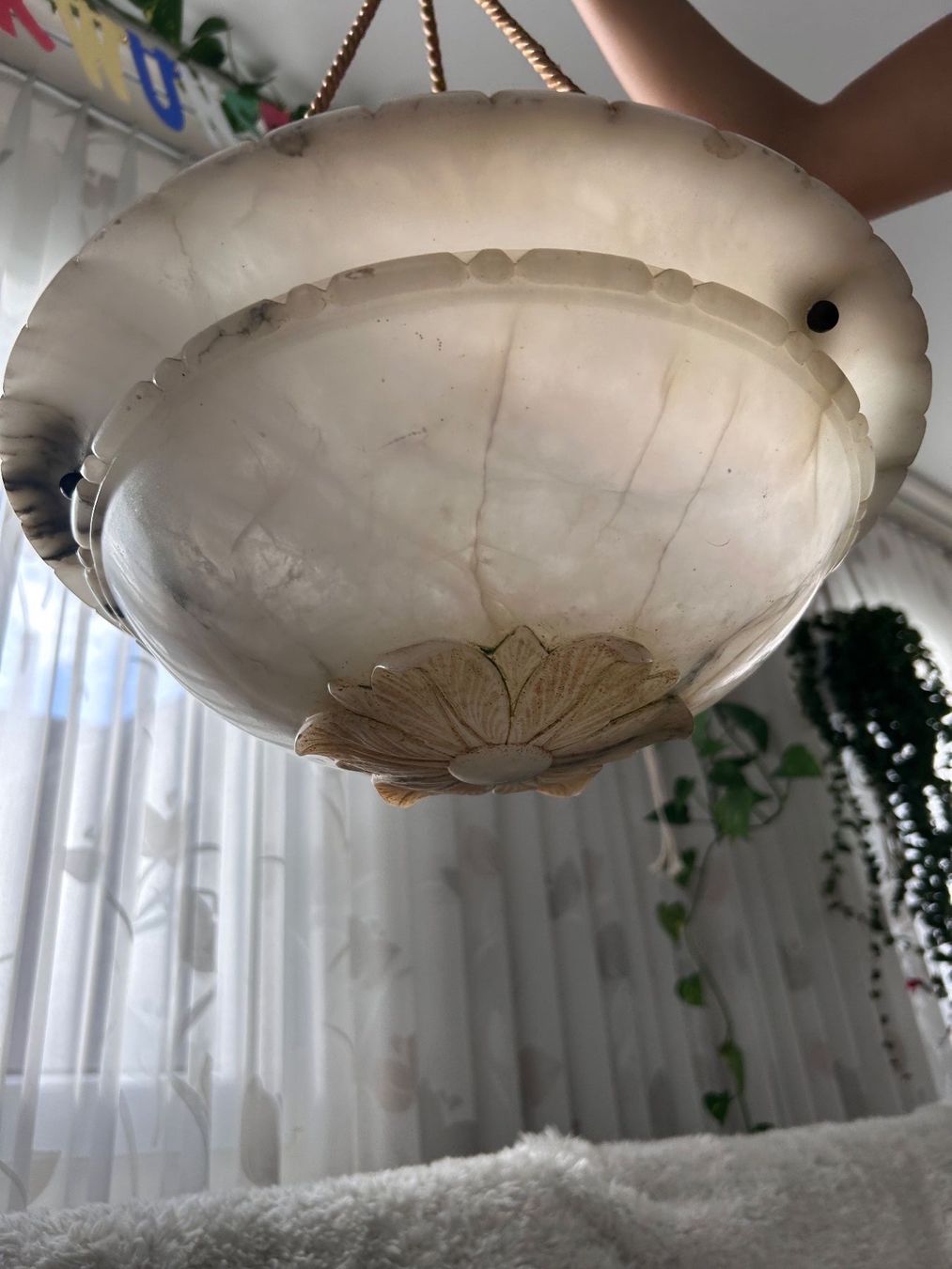 Lampade: Wunderschöne Marmor Lampe 32cm – Usato da Unterägeri venduto da Hallihallox 1
