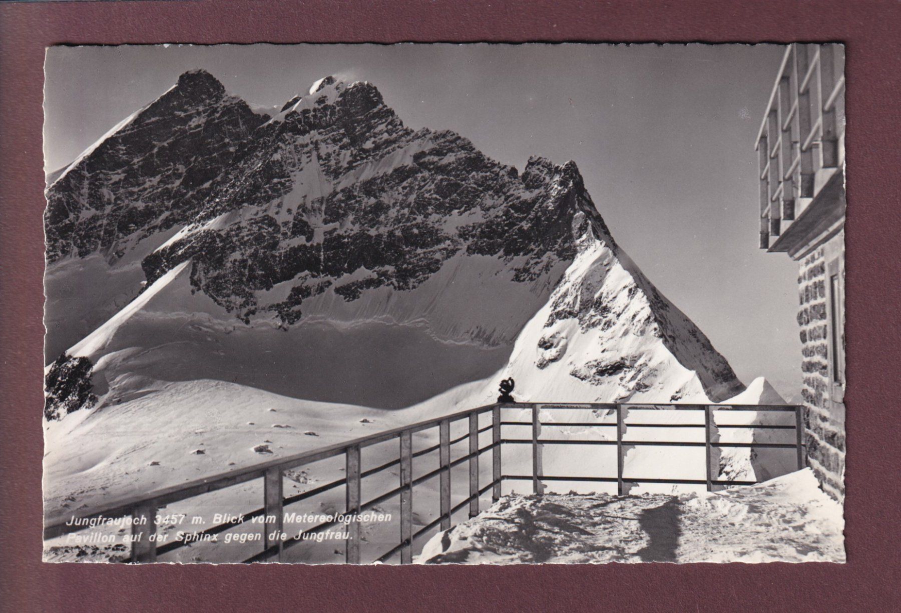 Ansichtskarten: JUNGFRAUJOCH - Sphinx – Gebraucht aus Pully von nicecards