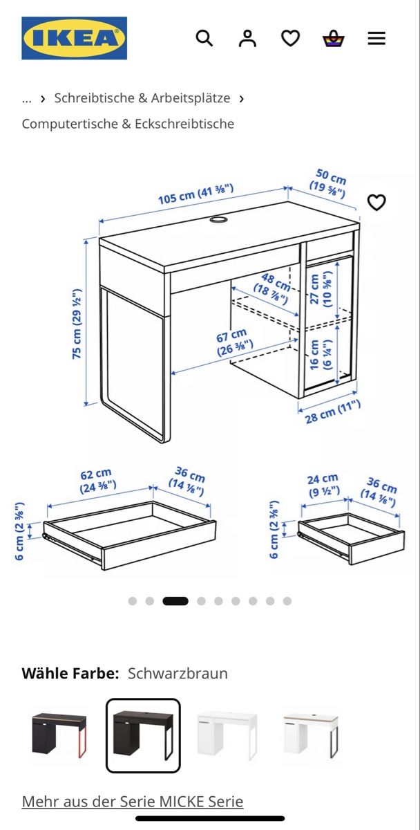 Scrivanie: Schreibtisch + Bürostuhl – Nuovo (secondo la descrizione) da Zofingen venduto da laiicii 2