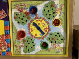 Tolles Brettspiel 1-2-3 Kirschenzählerei MB  Ki9
